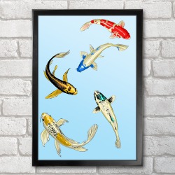 Poster Flying Fishes