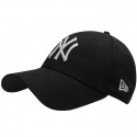  Cap NY Black/White - Curved Peak