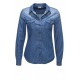 Womens Blouse Calla Blue