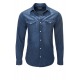 Mens Dark Indigo Shirt Damon