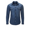 Mens Dark Indigo Shirt Damon