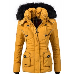 Womens Winter Jacket Carmen Dark Yellow