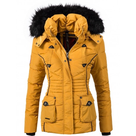 Womens Winter Jacket Carmen Yellow