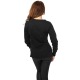 Womens Black Jumper Dawn