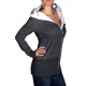 Womens Hoody Lina Dark Grey