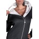 Womens Hoody Lina Dark Grey