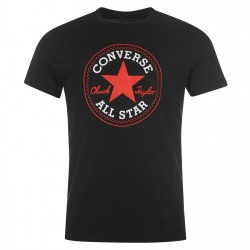 Mens T-shirt Converse Black