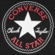 Mens T-shirt Converse Black / White