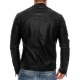 Mens Leatherette Jacket Claudius Black