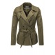 Womens Coat Leticia Olive