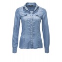 Womens Blouse Lana Light Blue