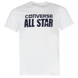 Mens T-shirt Converse Box White