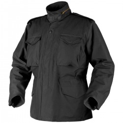 Men´s Black Military Jacket Con