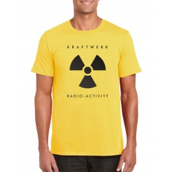 Unisex Tričko KRAFTWERK - RADIOACTIVITY - žlté