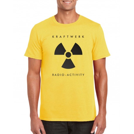 Unisex Tričko KRAFTWERK - RADIOACTIVITY - žlté