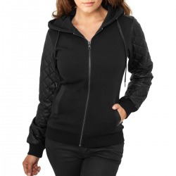 Womens Black Hoodie Sirenna