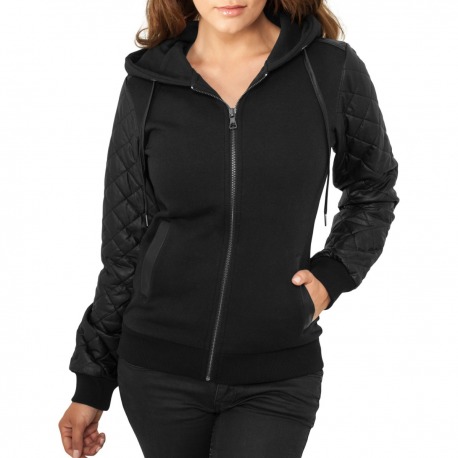 Womens Black Hoodie Sirenna