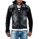 Men´s Denim Hoody Raw Black