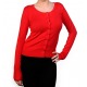 Womens Red Cardigan Triana