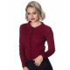 Womens Cardigan Elle Burgundy