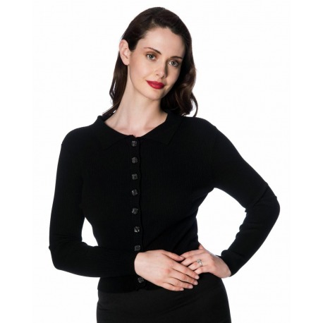 Womens Cardigan Elle Black