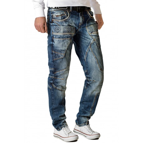 Mens Blue Denim Jeans Rhys