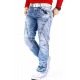 Mens Blue Denim Jeans Jones