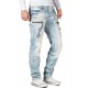 Mens Blue Denim Jeans Croix