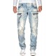 Mens Blue Denim Jeans Croix