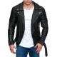 Mens Leatherette Jacket Mauritius Black