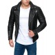 Mens Leatherette Jacket Mauritius Black