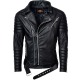 Mens Leatherette Jacket Mauritius Black