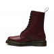 Topánky Dr. Martens 10 Eye Bordové