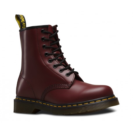 Topánky Dr. Martens 8 Eye Smooth Bordové