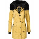 Womens Winter Jacket Ivanna Yellow