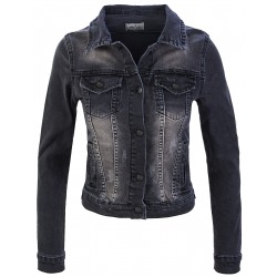 Womens Denim Jacket Nadia Anthrazit