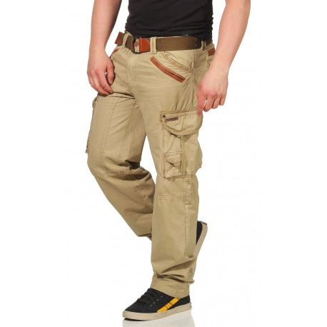 Men´s Cargo Trousers Pierce Beige