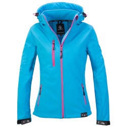 Womens Softshell Jacket Vivian Turquoise