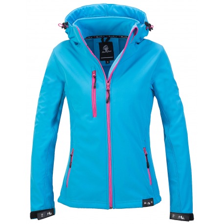 Womens Softshell Jacket Vivian Turquoise