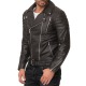 Mens Leatherette Jacket Patrick Black