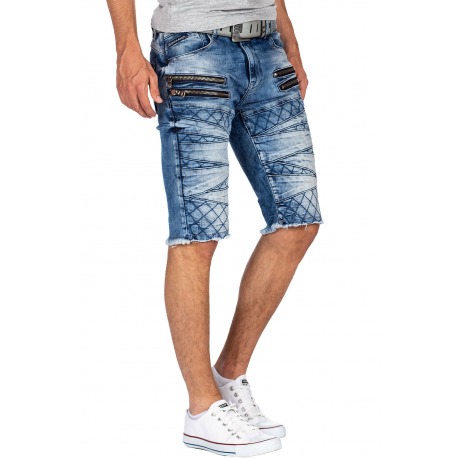 Mens Shorts Leon Blue