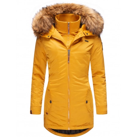 Womens Winter Jacket Sandra Yellow