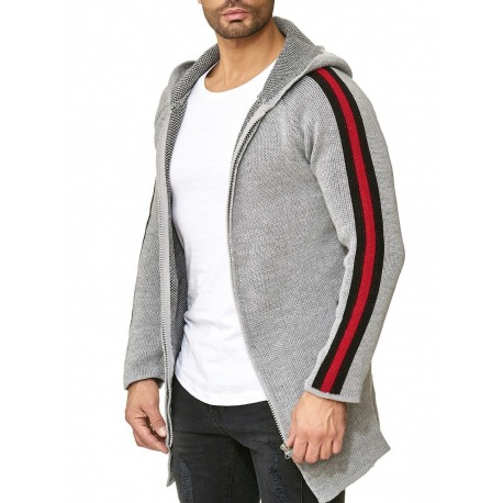 Men´s Knitted Jacket Rick Grey