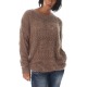 Womens Sweater Claire Brown