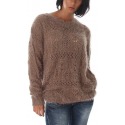 Womens Sweater Claire Brown