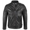 Men´s Leather Jacket Soren Black