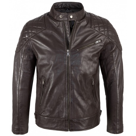 Men´s Leather Jacket Soren Brown