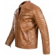 Men´s Leather Jacket Orlando Light Brown