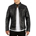 Men´s Leather Jacket Simeon Black