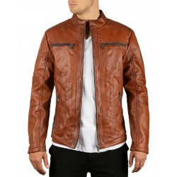 Men´s Leather Jacket Simeon Brown